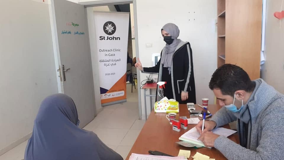 مشروع العيادة المتنقلة في غزة